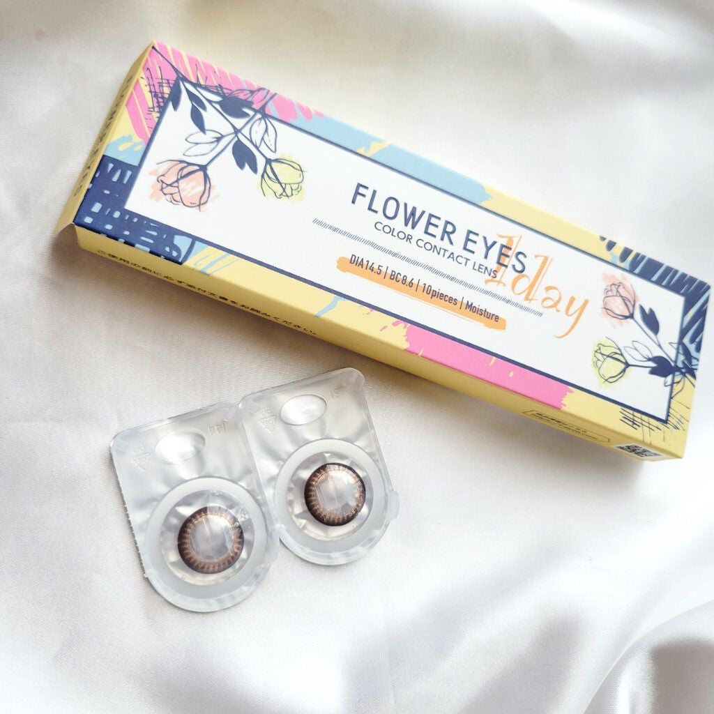 フラワーアイズ ワンデー/株式会社ビューフロンティア/ワンデー(1DAY)カラコンを使ったクチコミ(2枚目)