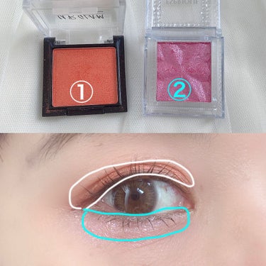 UR GLAM　POWDER EYESHADOW/U R GLAM/シングルアイシャドウを使ったクチコミ（3枚目）