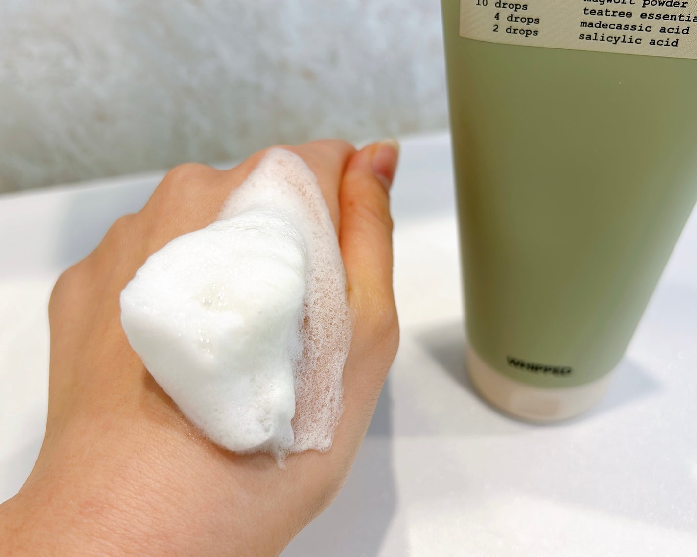 ヴィーガンパッククレンザーチューブ/WHIPPED/洗顔フォームを使ったクチコミ(8枚目)