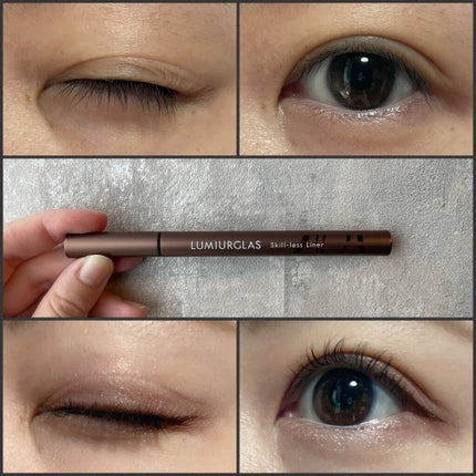 スキルレスライナー/LUMIURGLAS/リキッドアイライナーを使ったクチコミ(5枚目)