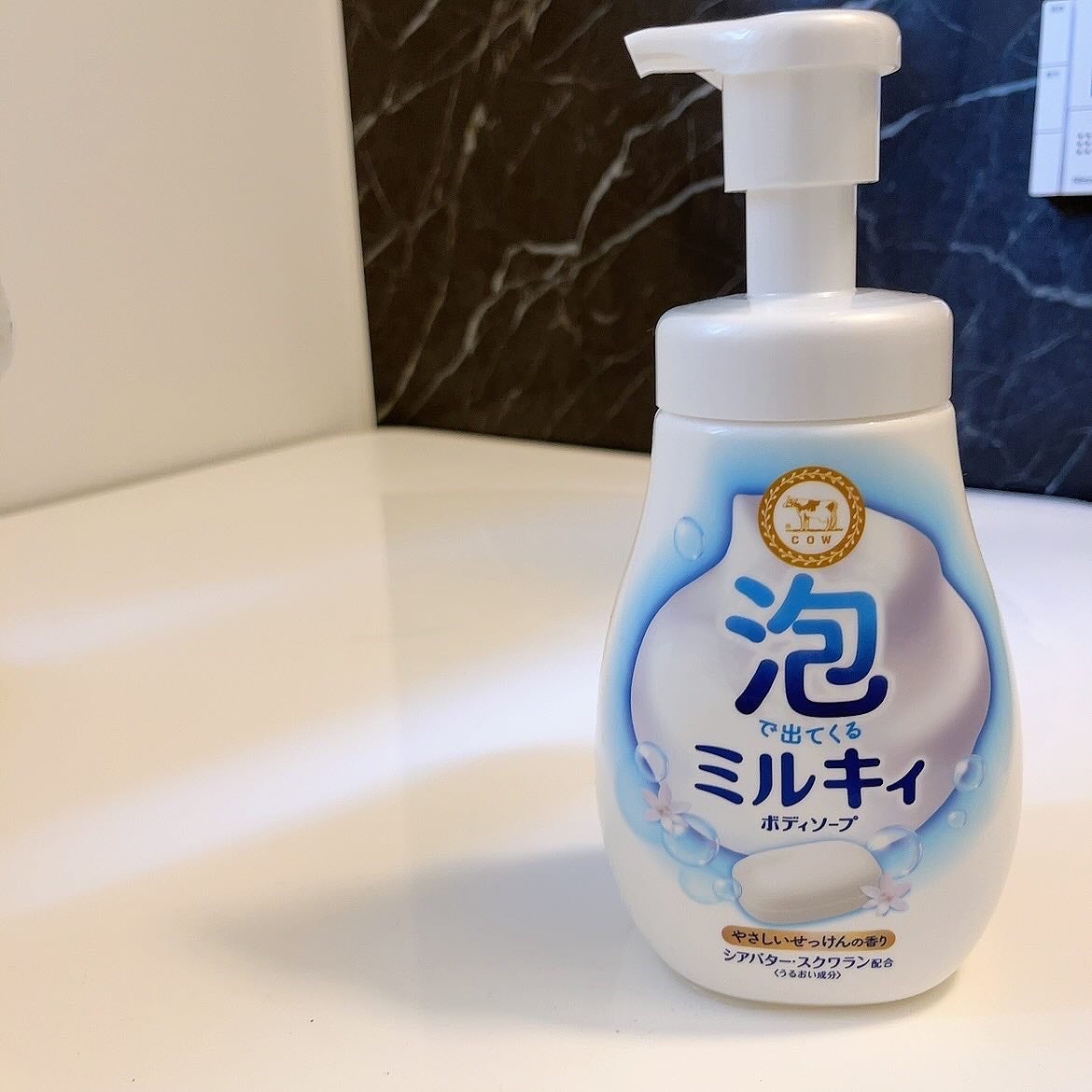 泡で出てくる ミルキィボディソープ やさしいせっけんの香り/ミルキィ/ボディソープを使ったクチコミ(5枚目)