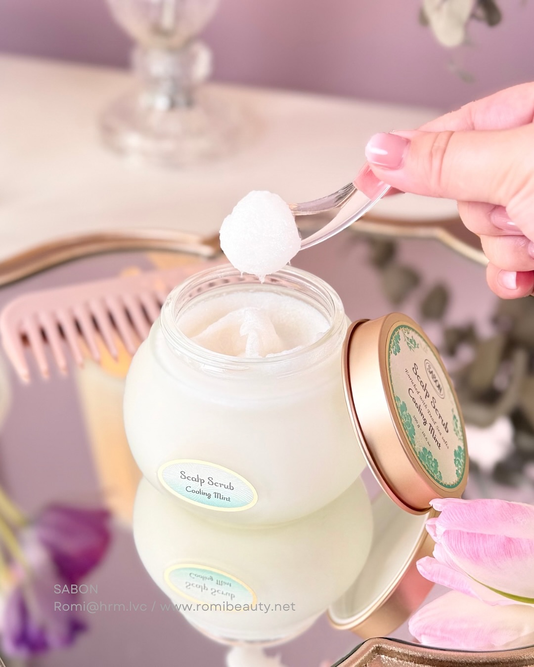 ヘッドスクラブ リフレッシング(ミント)/SABON/ヘッドスクラブを使ったクチコミ（3枚目）