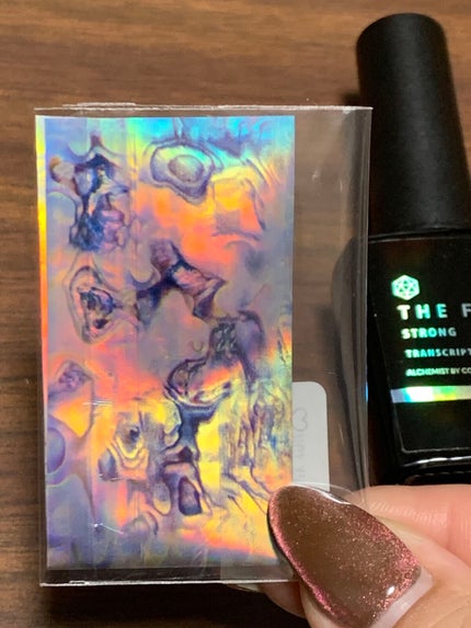 ホイル転写ジェル ストロング/Cocoro Nail/ジェルネイルを使ったクチコミ(3枚目)
