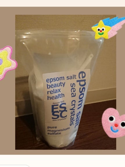 シークリスタルス エプソムソルト オリジナル/sea crystals/無機塩系入浴剤を使ったクチコミ(1枚目)