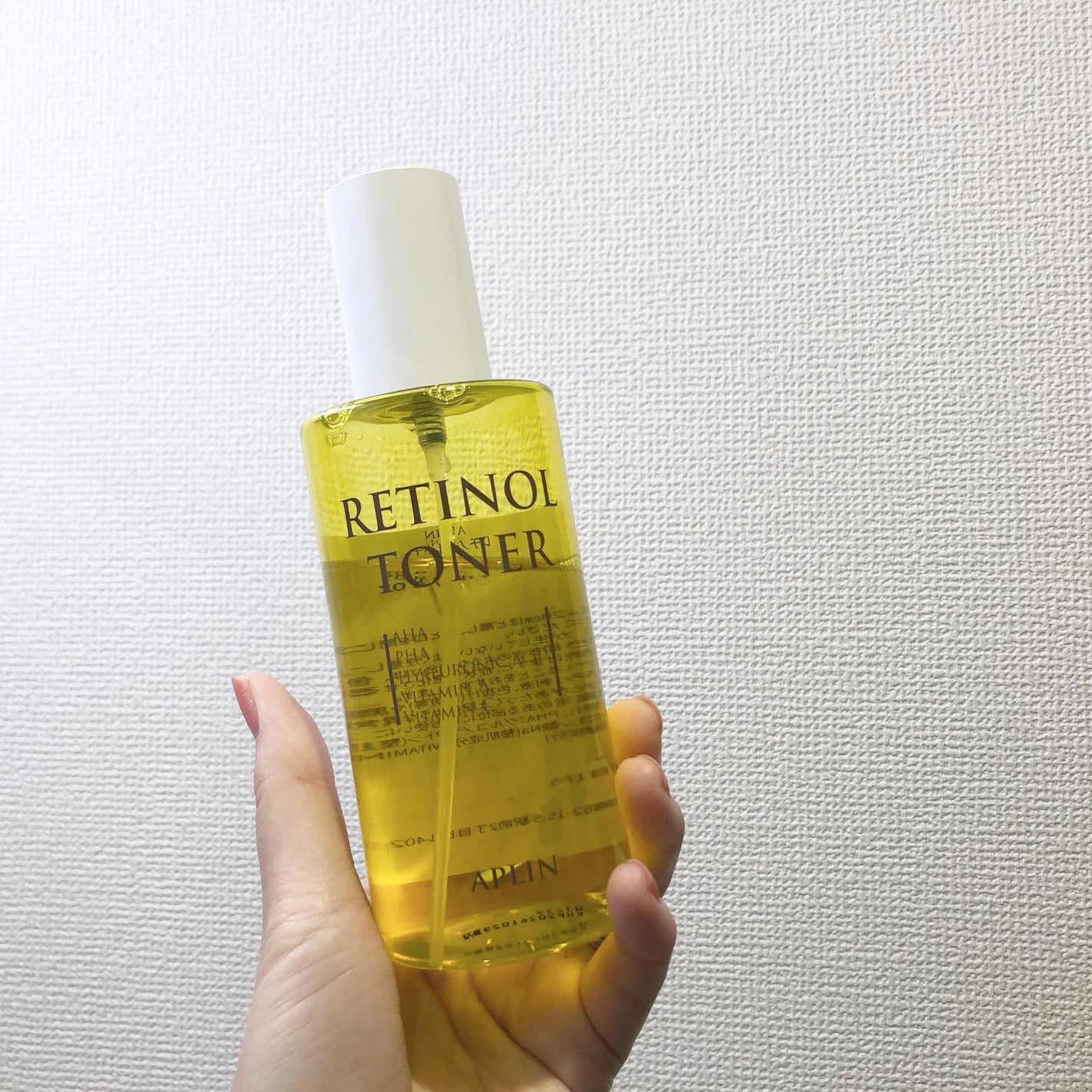 レチノールトナー/APLIN/ミスト状化粧水を使ったクチコミ(1枚目)