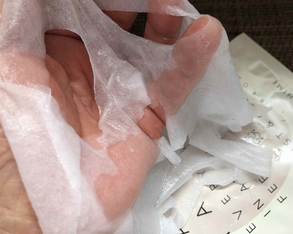 RICE FACE MASKライスバリアフェイスマスク MOISTCLEAR/KOUJIHIME/シートマスク・パックを使ったクチコミ(1枚目)