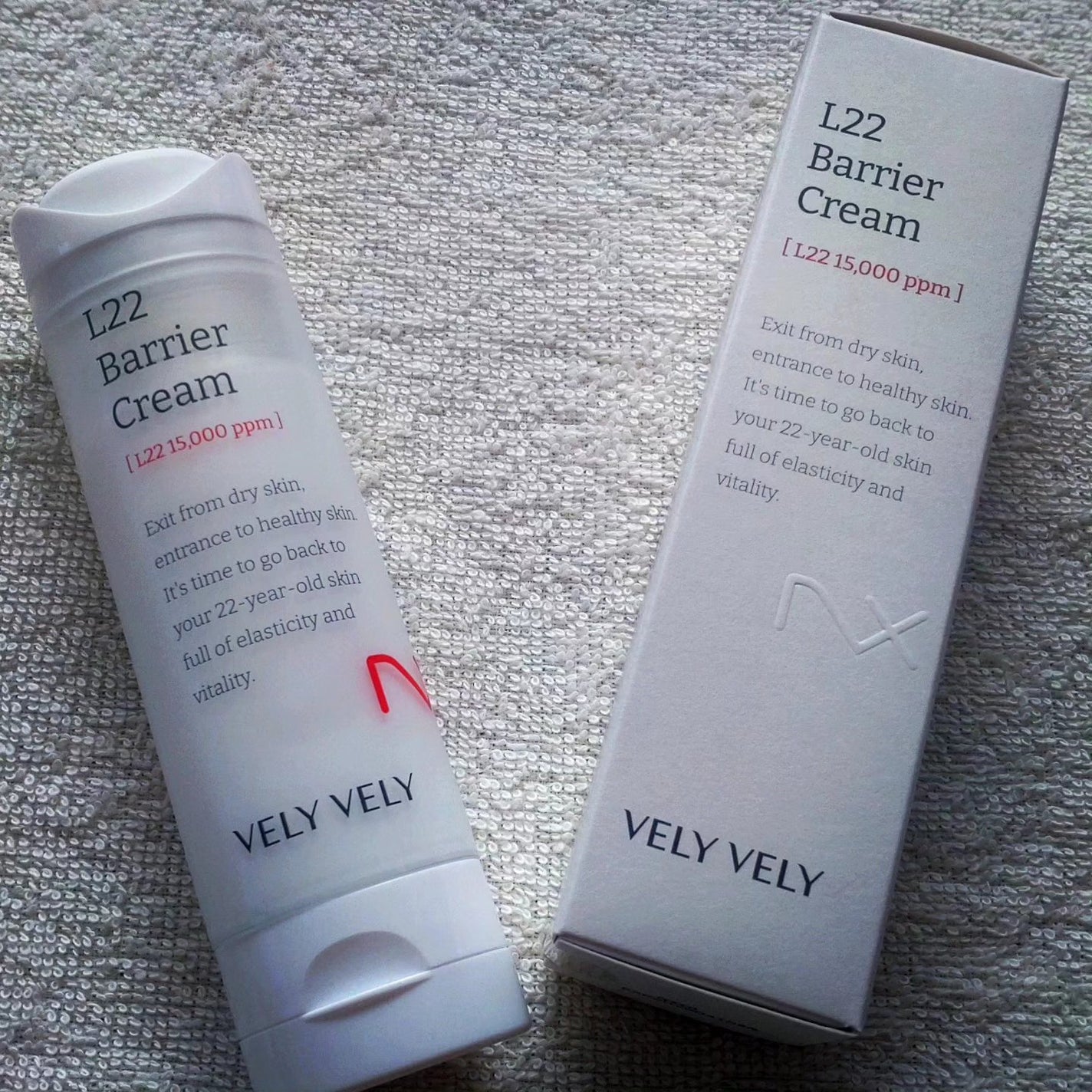 L22バリアクリーム/VELY VELY/フェイスクリームを使ったクチコミ(1枚目)