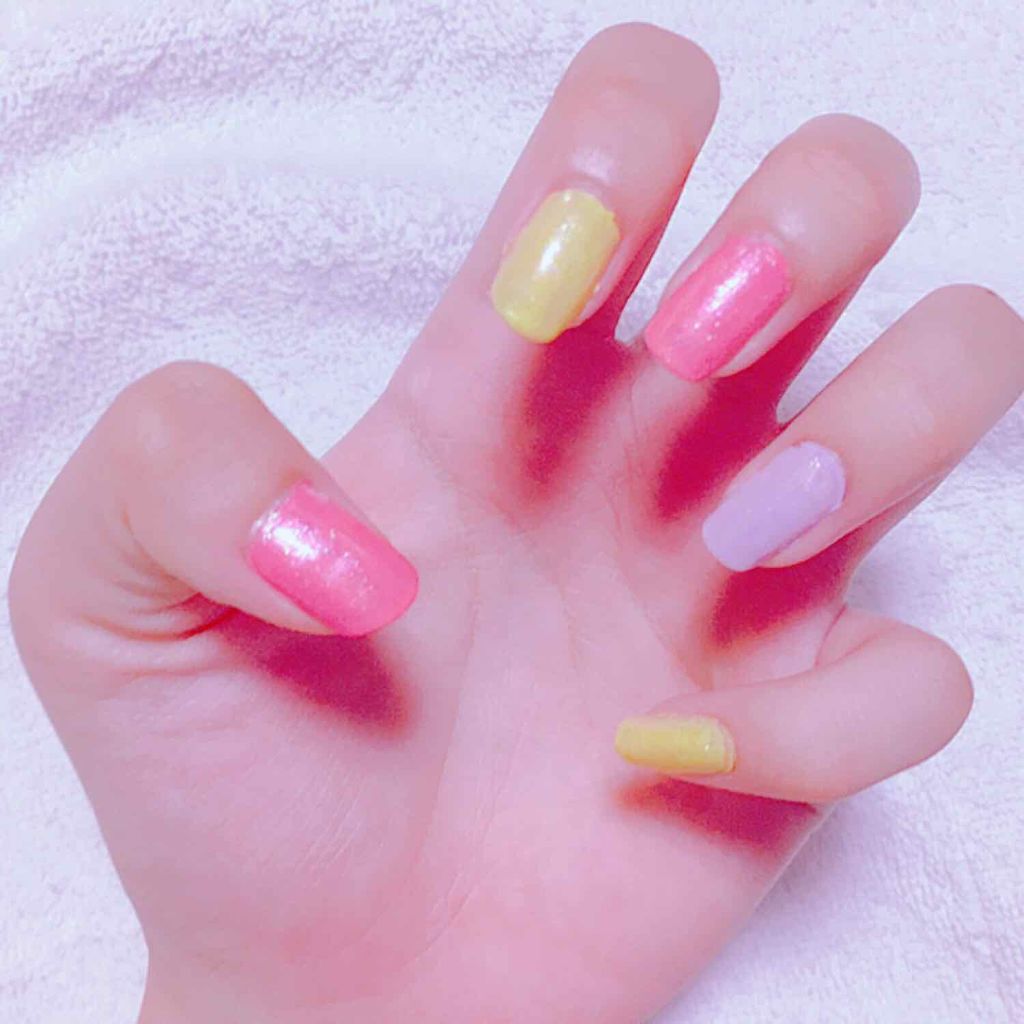 カラフルネイルズ/キャンメイク/マニキュアを使ったクチコミ(3枚目)