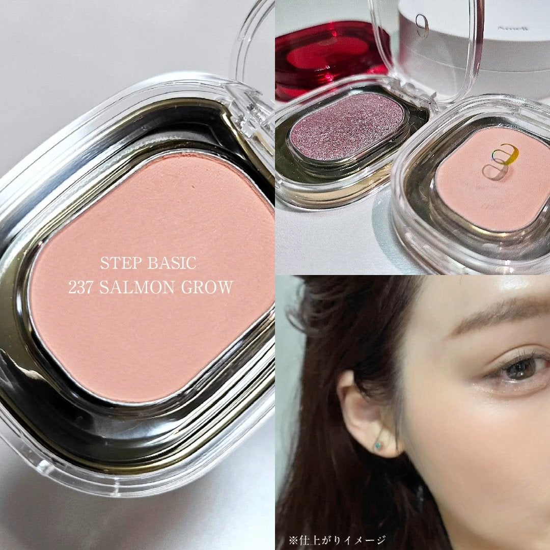STEP BASIC EYESHADOW/Ameli/単色アイシャドウを使ったクチコミ(4枚目)