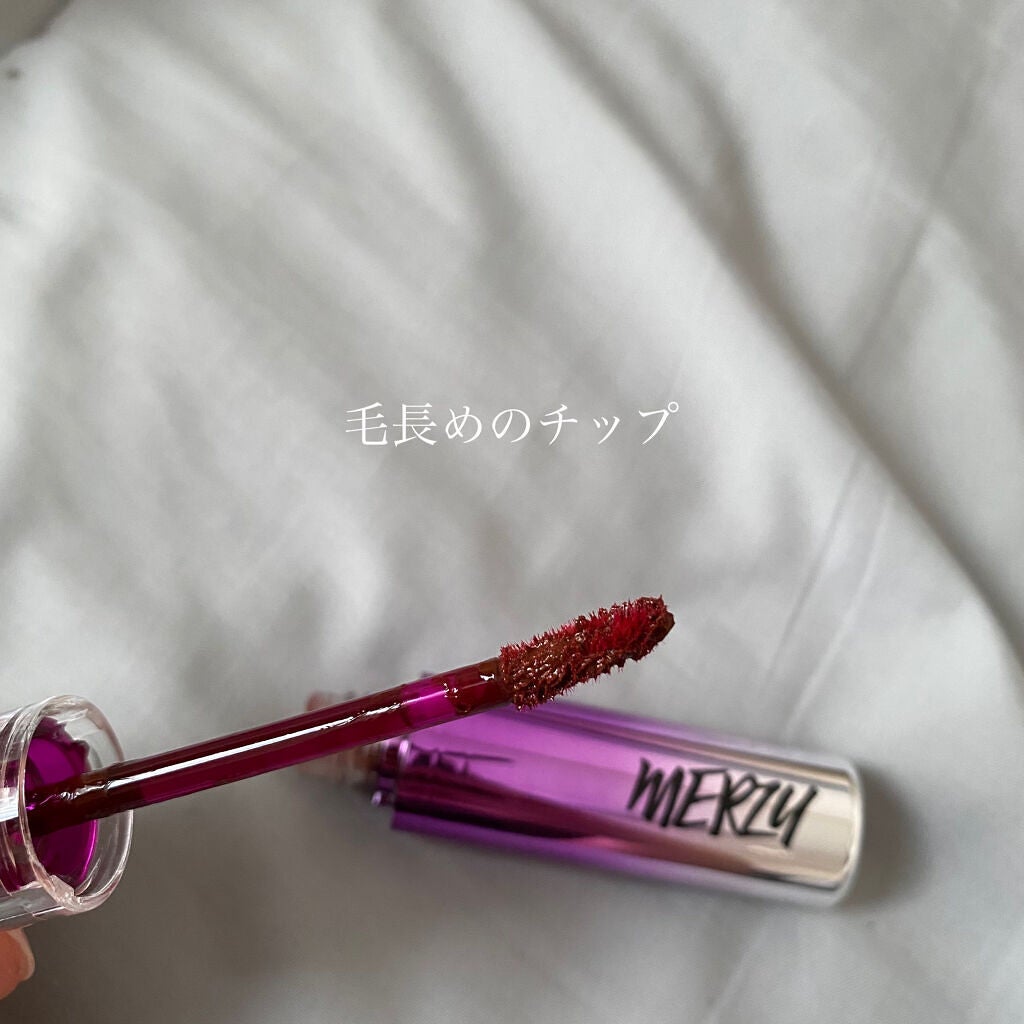 オーロラ デュイ ティント/MERZY/リップティントを使ったクチコミ(2枚目)