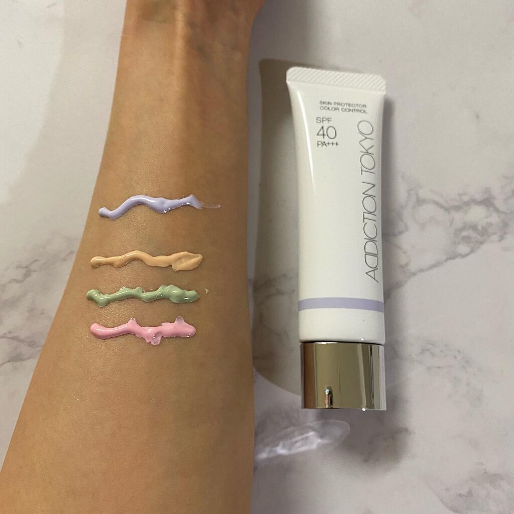 アディクション スキンプロテクター カラーコントロール SPF 40 PA+++/ADDICTION/化粧下地を使ったクチコミ(3枚目)
