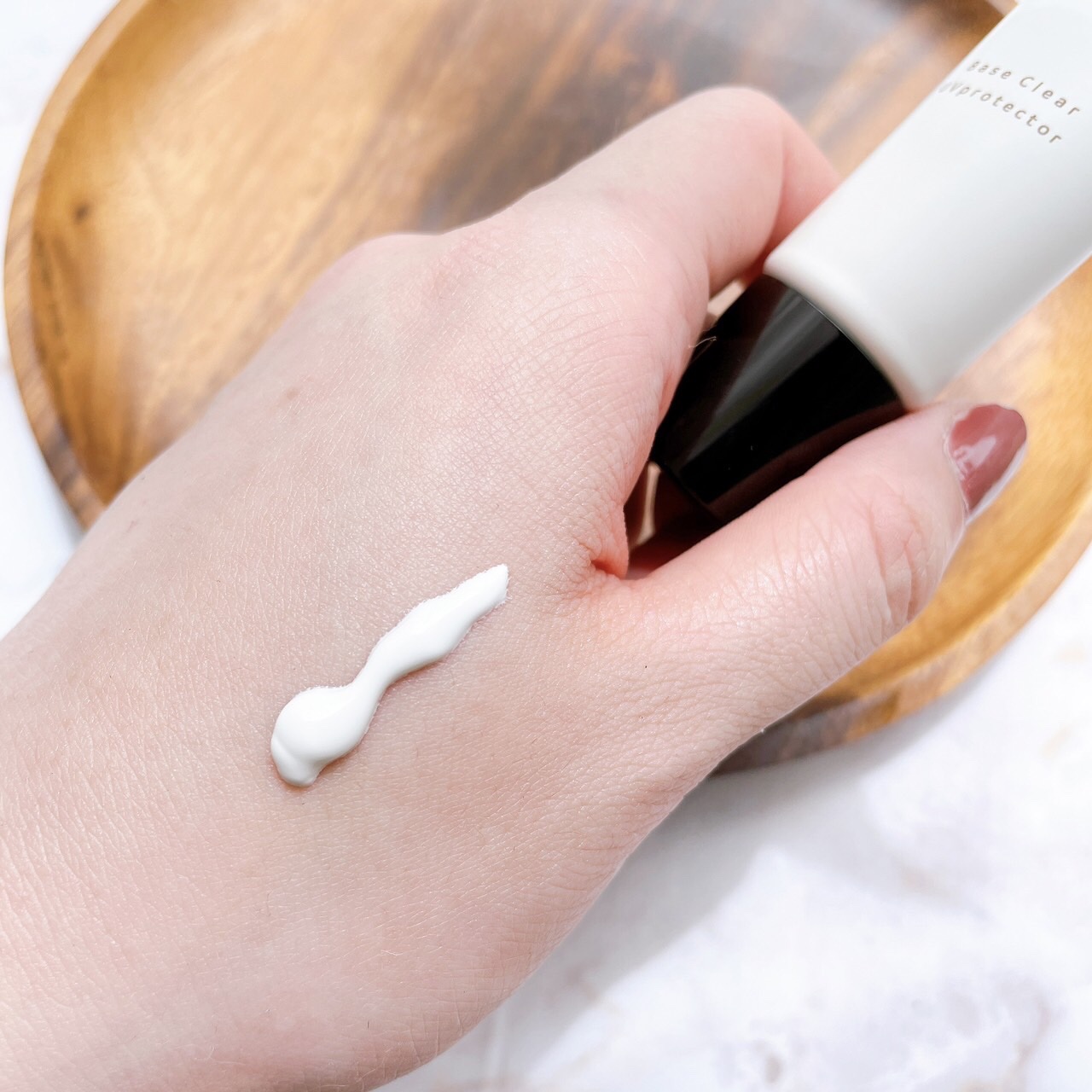 ベース クリアUVプロテクター/Ｎ organic/日焼け止めクリームを使ったクチコミ（3枚目）