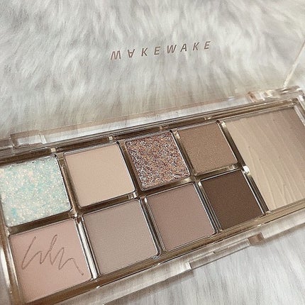 ミックスブラーリングアイパレット/wakemake/マルチパレットを使ったクチコミ(4枚目)