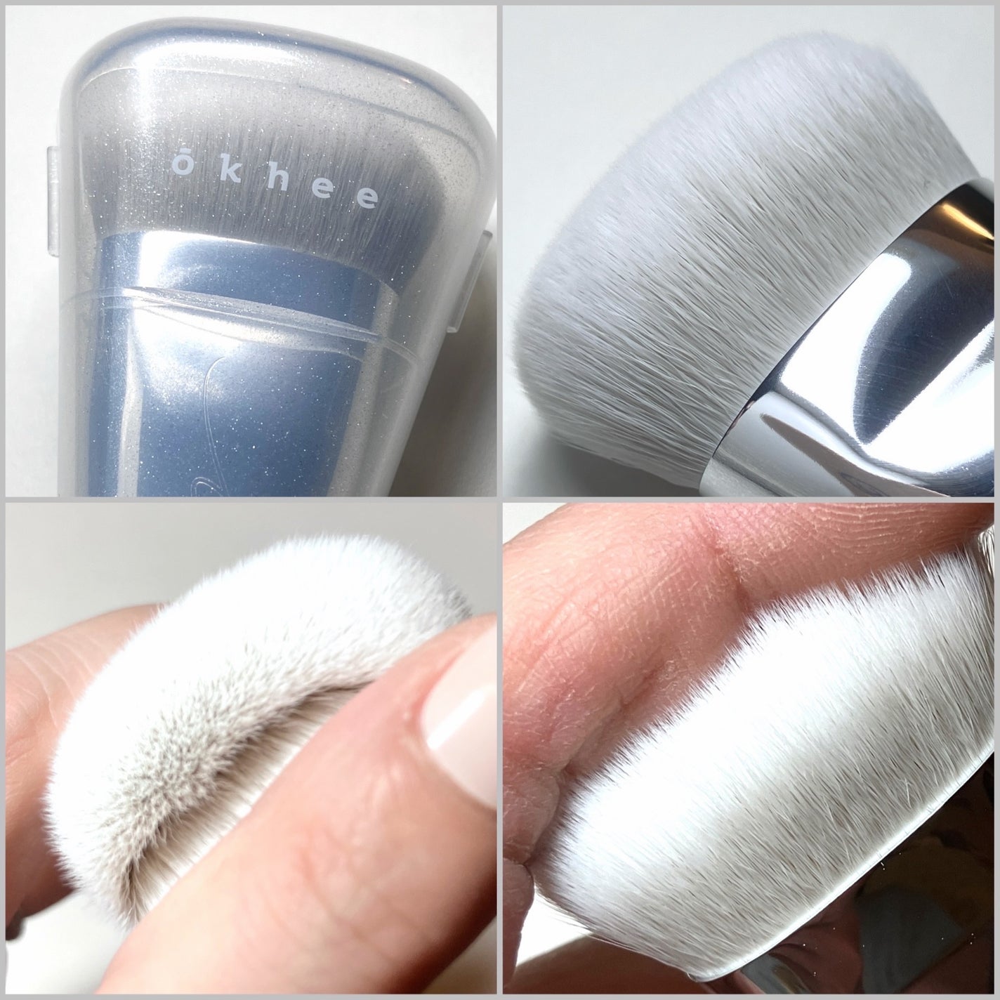 okhee 白玉ファンデーションブラシ/SOOA DOR/メイクブラシを使ったクチコミ(4枚目)