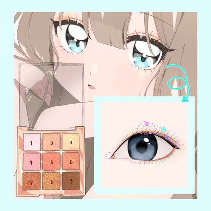 ワンピックアイシャドウパレット/APLIN/アイシャドウパレットを使ったクチコミ(3枚目)