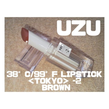  38°C / 99°F Lipstick <TOKYO>/UZU BY FLOWFUSHI/口紅を使ったクチコミ（1枚目）