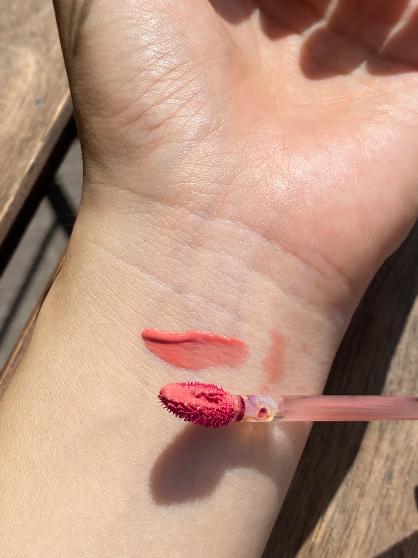 ムードインハンサーウォーターリキッドグロウ/hince/口紅を使ったクチコミ(2枚目)