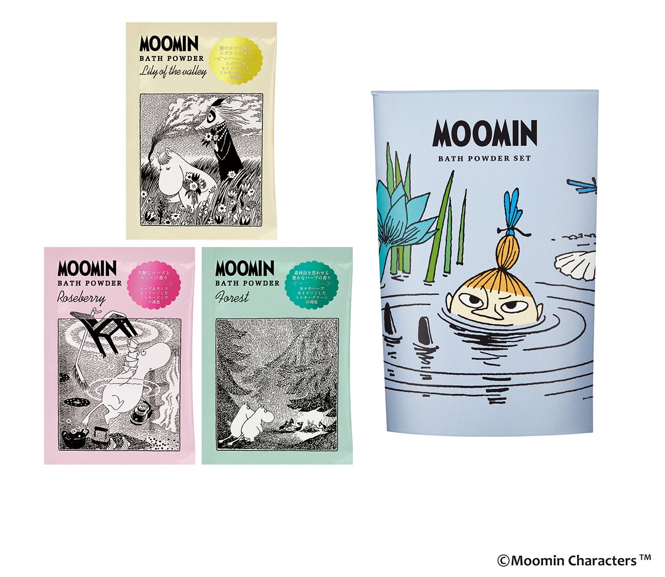 ムーミン バスパウダーセット