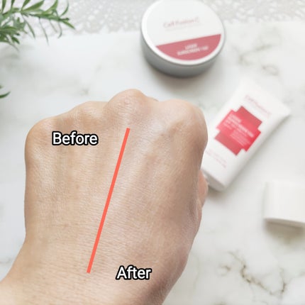 レーザーサンスクリーン 100/Cell Fusion C(セルフュージョンシー)/日焼け止めクリームを使ったクチコミ(9枚目)