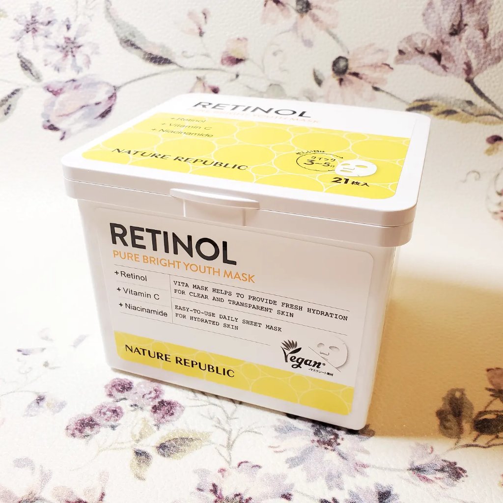 キューブマスク レチノール/ネイチャーリパブリック/シートマスク・パックを使ったクチコミ（2枚目）