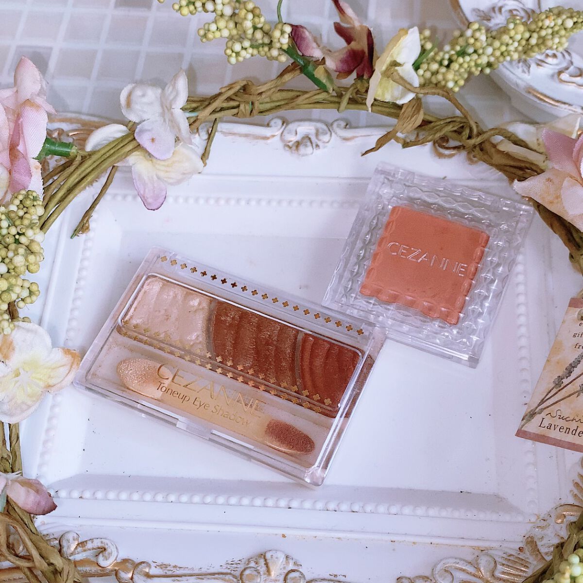 トーンアップアイシャドウ/CEZANNE/アイシャドウパレットを使ったクチコミ（1枚目）