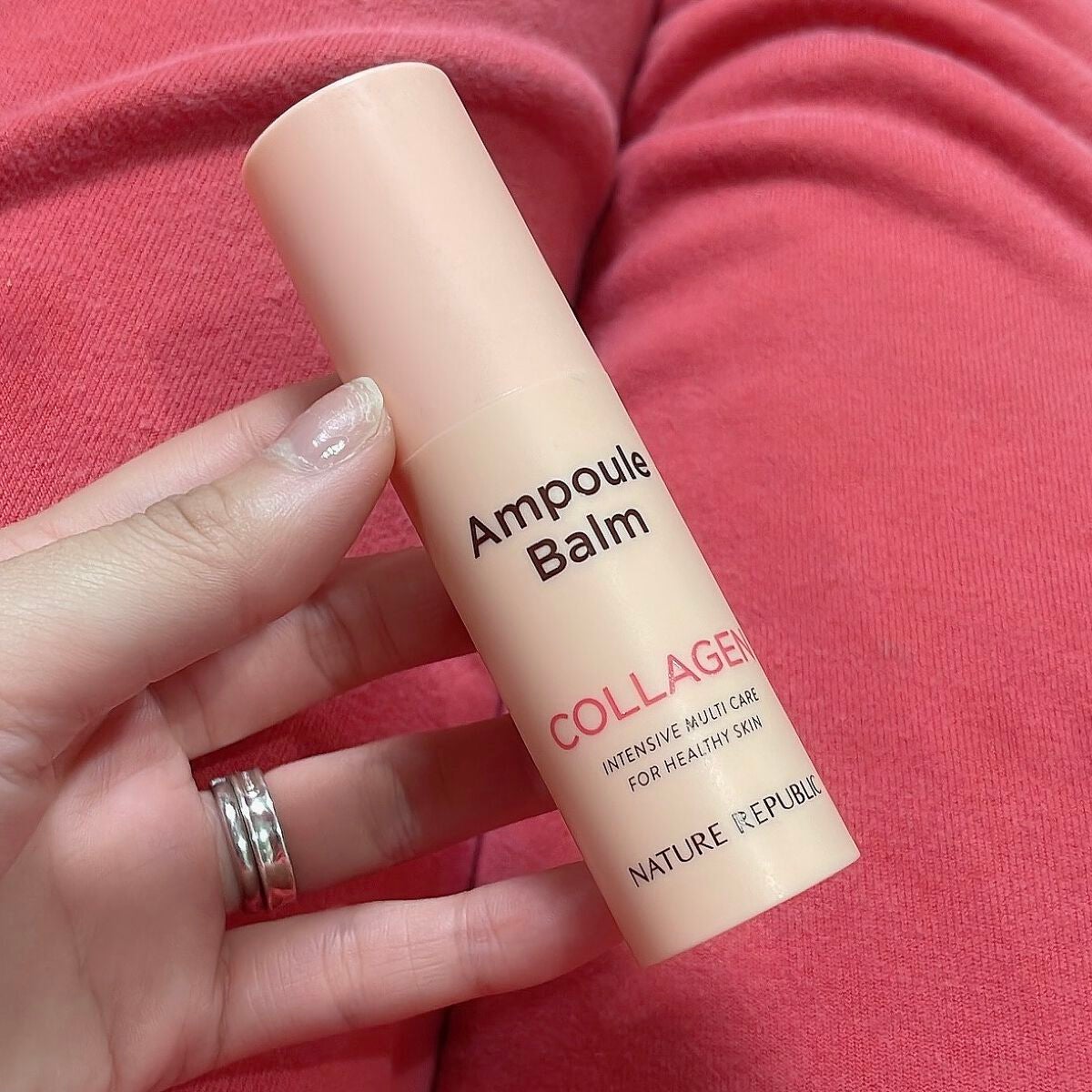 スティック美容液(コラーゲン)/ネイチャーリパブリック/フェイスバームを使ったクチコミ(1枚目)