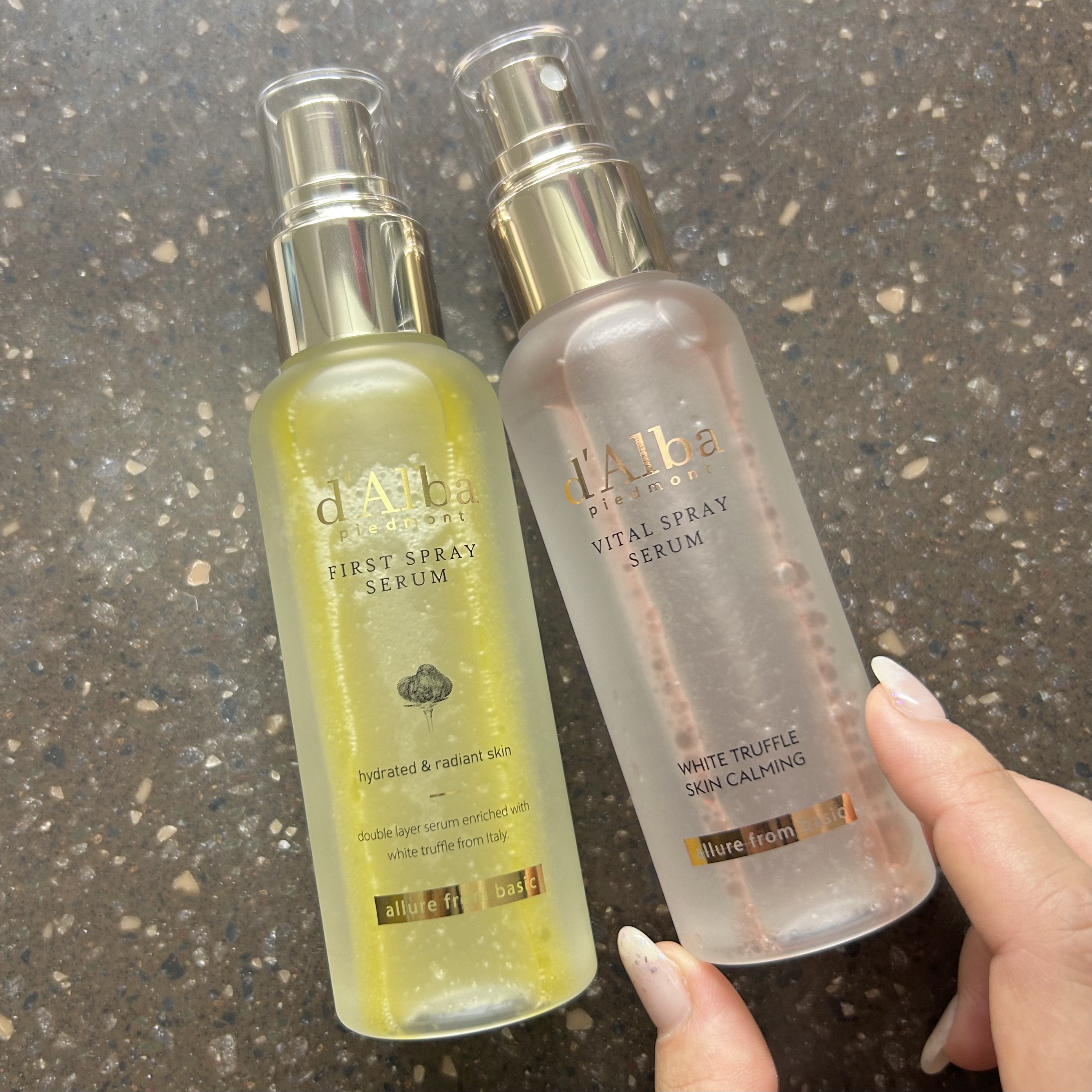 ダルバ ホワイトトリュフファーストスプレーセラム/ダルバ/ミスト状化粧水を使ったクチコミ（1枚目）