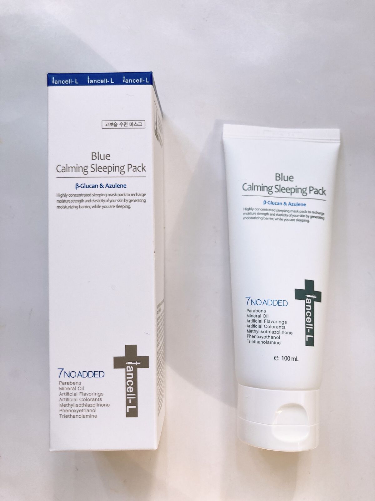ブルーカーミングスリーピングパック /IANCELL/フェイスクリームを使ったクチコミ（1枚目）