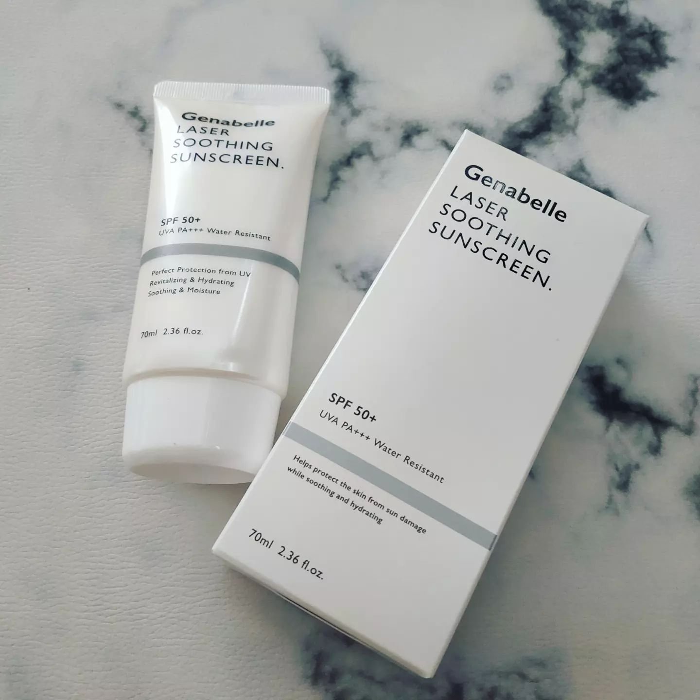 レーザースージングサンスクリーン/Genabelle/日焼け止めクリームを使ったクチコミ（1枚目）
