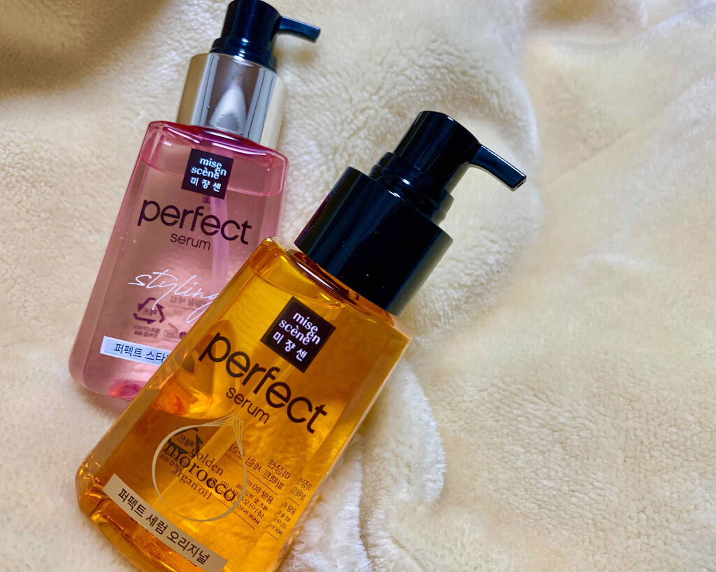 パーフェクト セラム オリジナル/miseenscene/ヘアオイルを使ったクチコミ（2枚目）