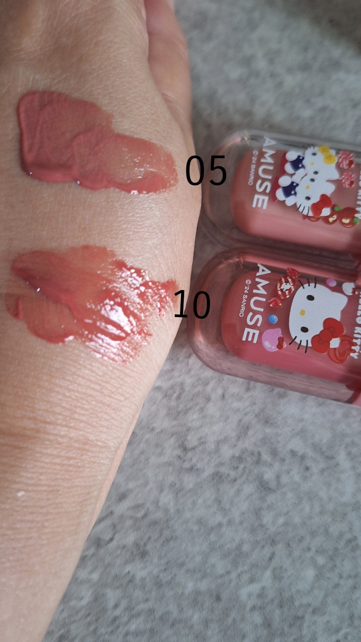 ジェルフィットティント/AMUSE/リップティントを使ったクチコミ(2枚目)