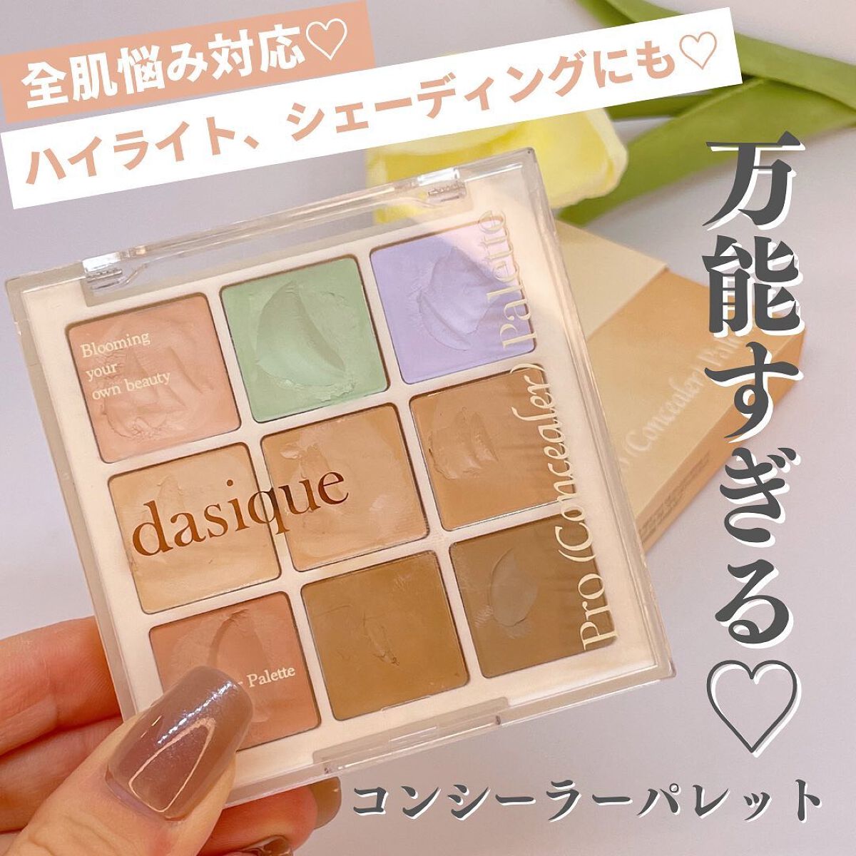 プロコンシーラーパレット/dasique/パレットコンシーラーを使ったクチコミ（1枚目）