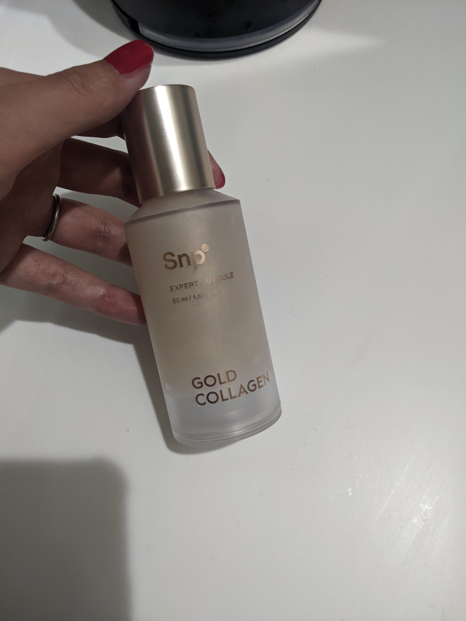 ゴールドコラーゲンエキスパートアンプル/SNP/美容液を使ったクチコミ（1枚目）