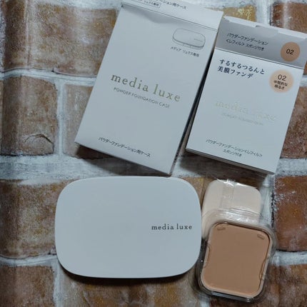パウダーファンデーション/media luxe/パウダーファンデーションを使ったクチコミ(4枚目)