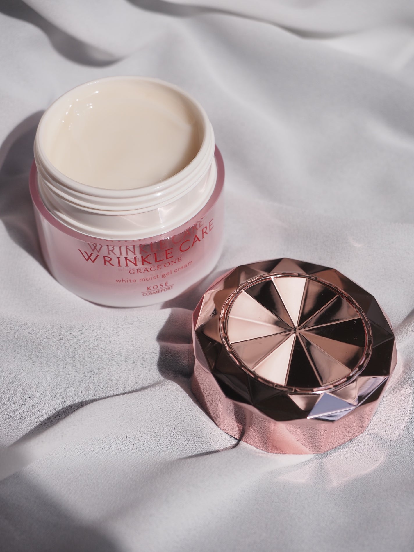 リンクルケア ホワイト モイストジェルクリーム/グレイスワン/オールインワン化粧品を使ったクチコミ(2枚目)