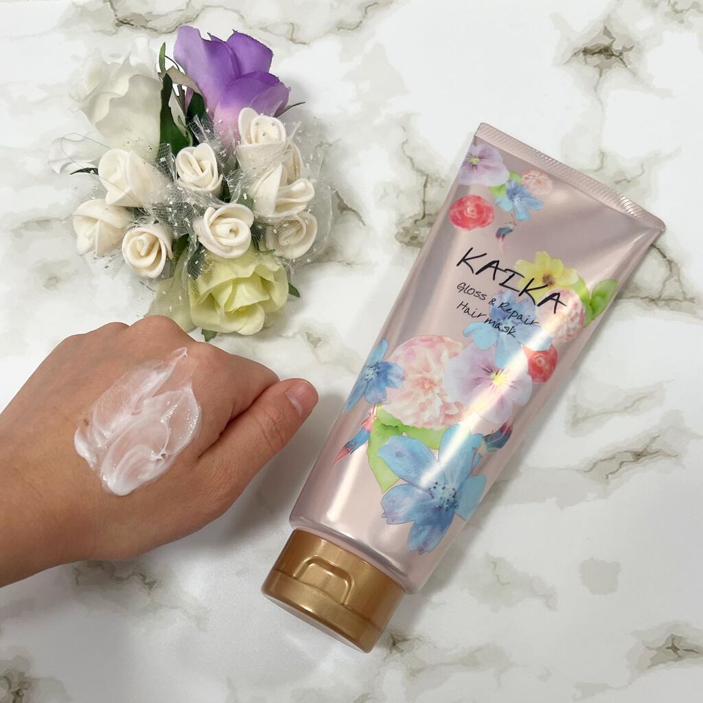 カイカ グロス＆リペア へアマスク/KAIKA/ヘアマスク・ヘアパックを使ったクチコミ（3枚目）