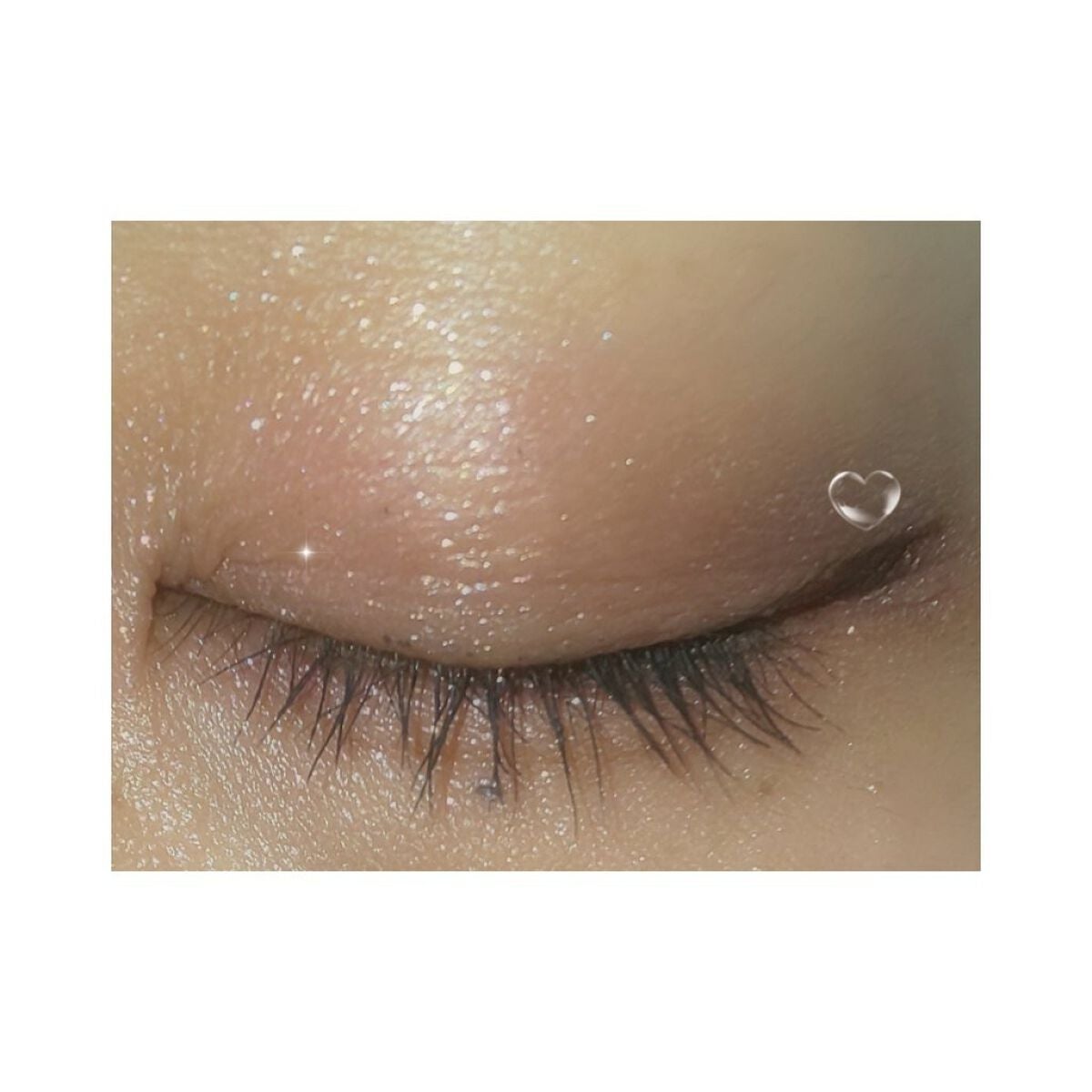 グリッタープリズム シャドウ/MISSHA/グリッターを使ったクチコミ(2枚目)