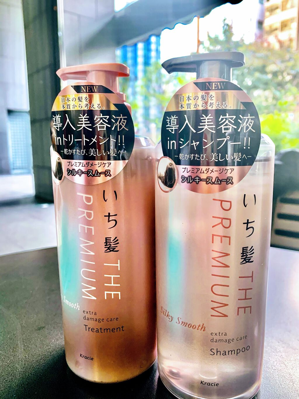 THE PREMIUM エクストラダメージケアシャンプー/トリートメント(シルキースムース)/いち髪/市販シャンプーを使ったクチコミ(1枚目)