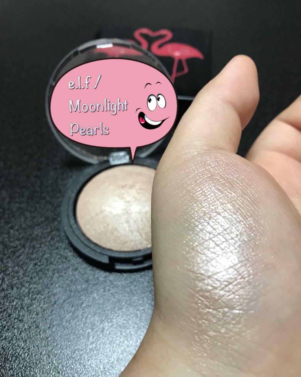 ベイクドハイライター/e.l.f. Cosmetics/パウダーハイライトを使ったクチコミ（1枚目）