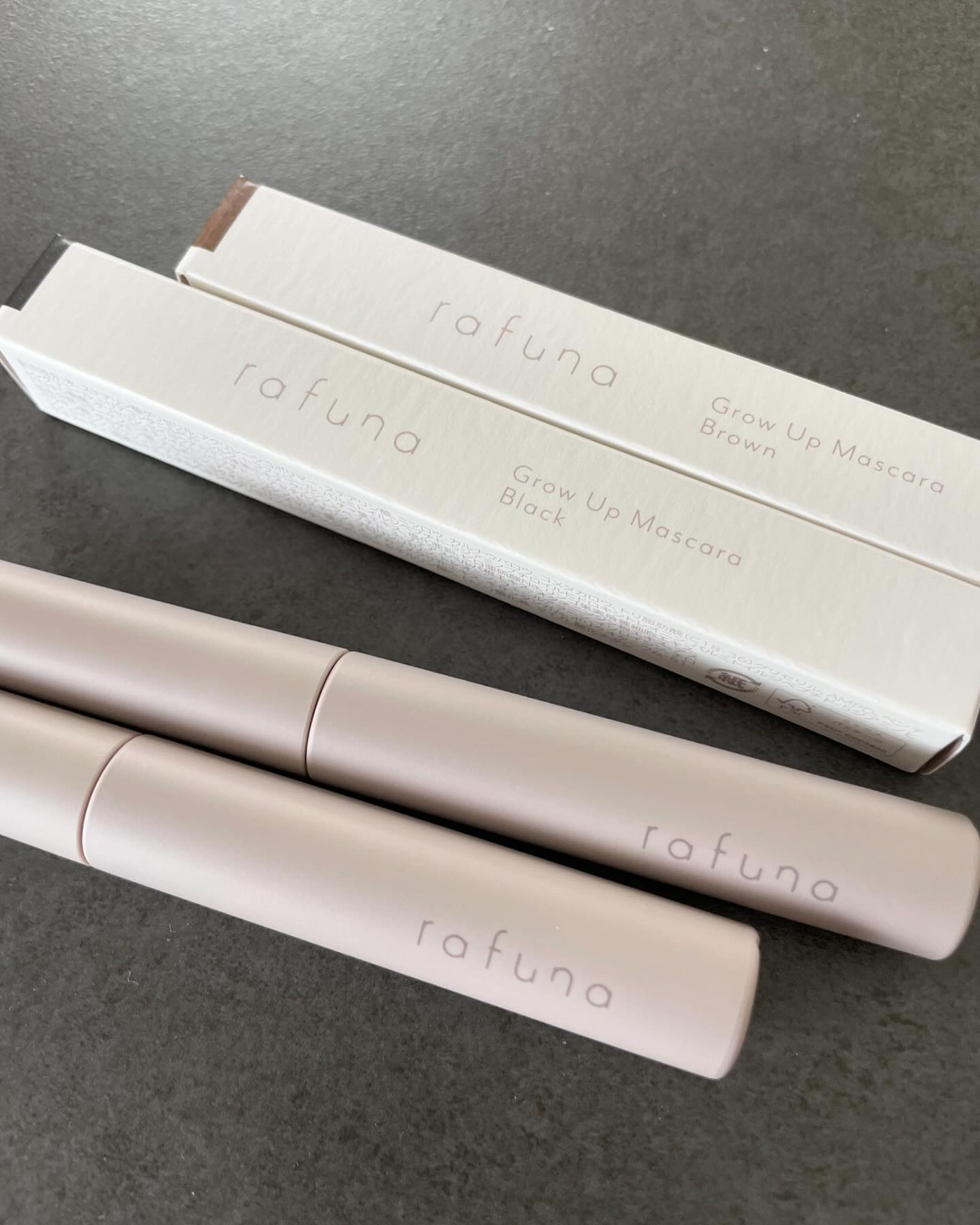 グロウアップマスカラ 02 ブラウン/rafuna/マスカラを使ったクチコミ（1枚目）