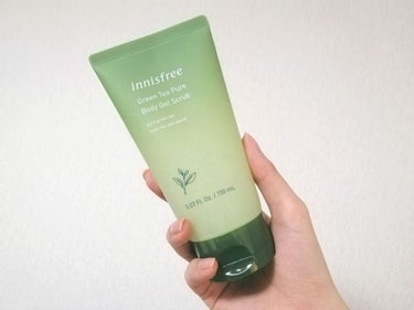 グリーンティー ピュア ボディジェルスクラブ/innisfree/ボディスクラブを使ったクチコミ（1枚目）