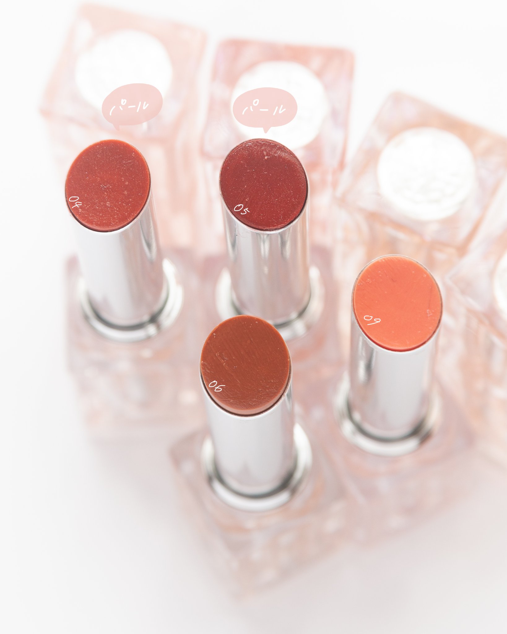 ウォーターリズムグロウメルティングバーム 06 ハニーナッツ/TIRTIR(ティルティル)/口紅を使ったクチコミ（2枚目）