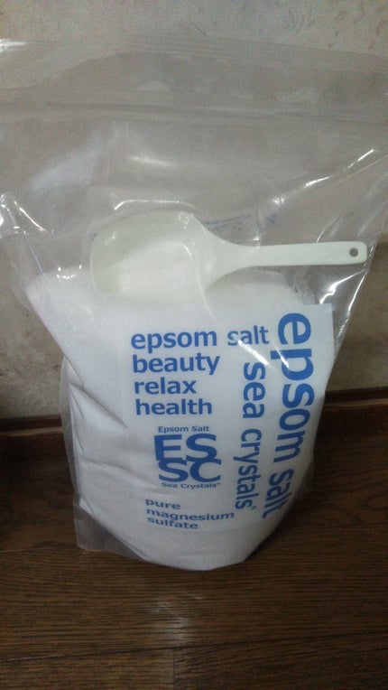 シークリスタルス エプソムソルト オリジナル/sea crystals/無機塩系入浴剤を使ったクチコミ(1枚目)