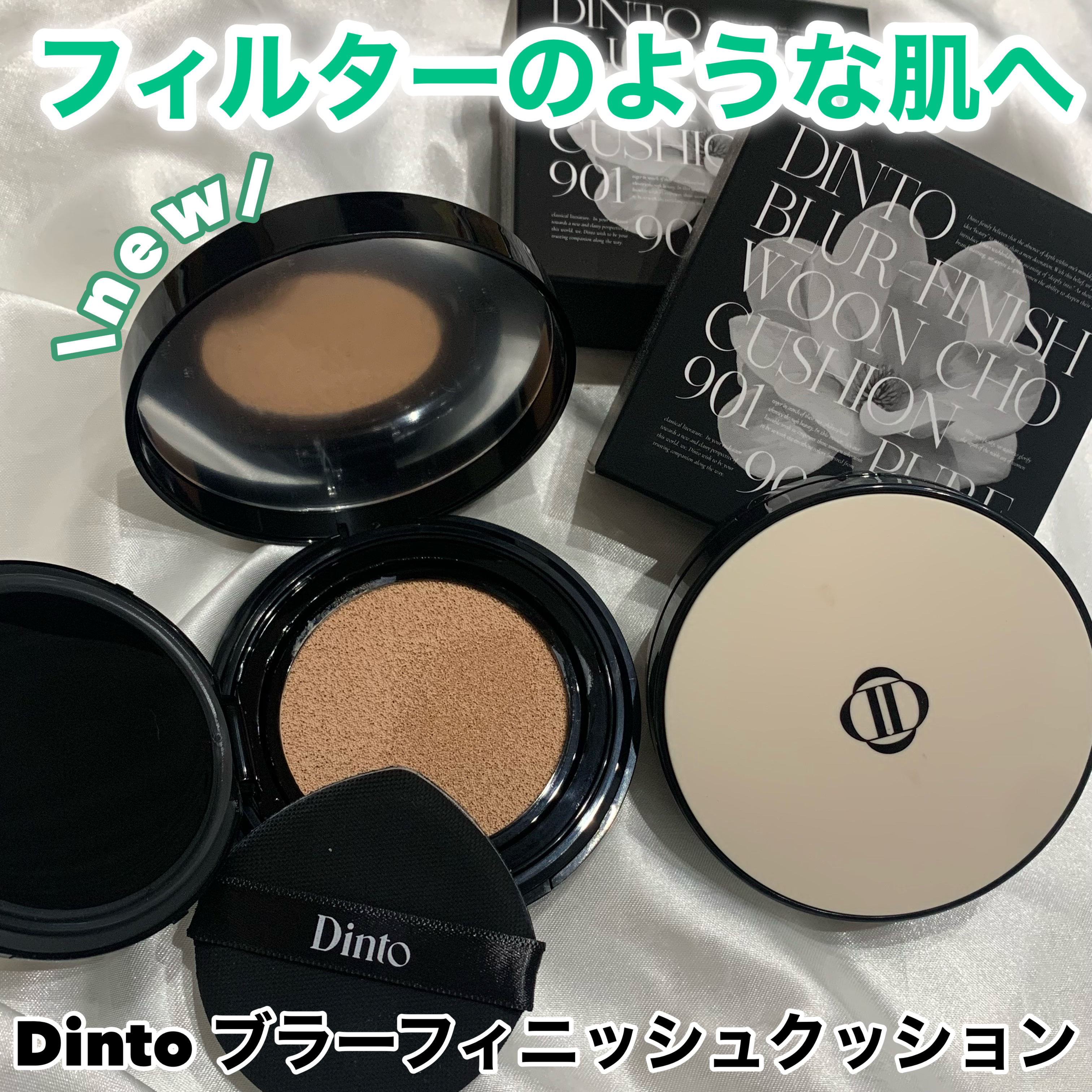 ブラーフィニッシュ雲楚クッション/Dinto/クッションファンデーションを使ったクチコミ（1枚目）