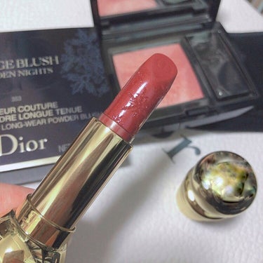 ディオールスキン ルージュ ブラッシュ＜ゴールデン ナイツ＞ 353 ローズ フリソン/Dior/パウダーチークを使ったクチコミ（2枚目）