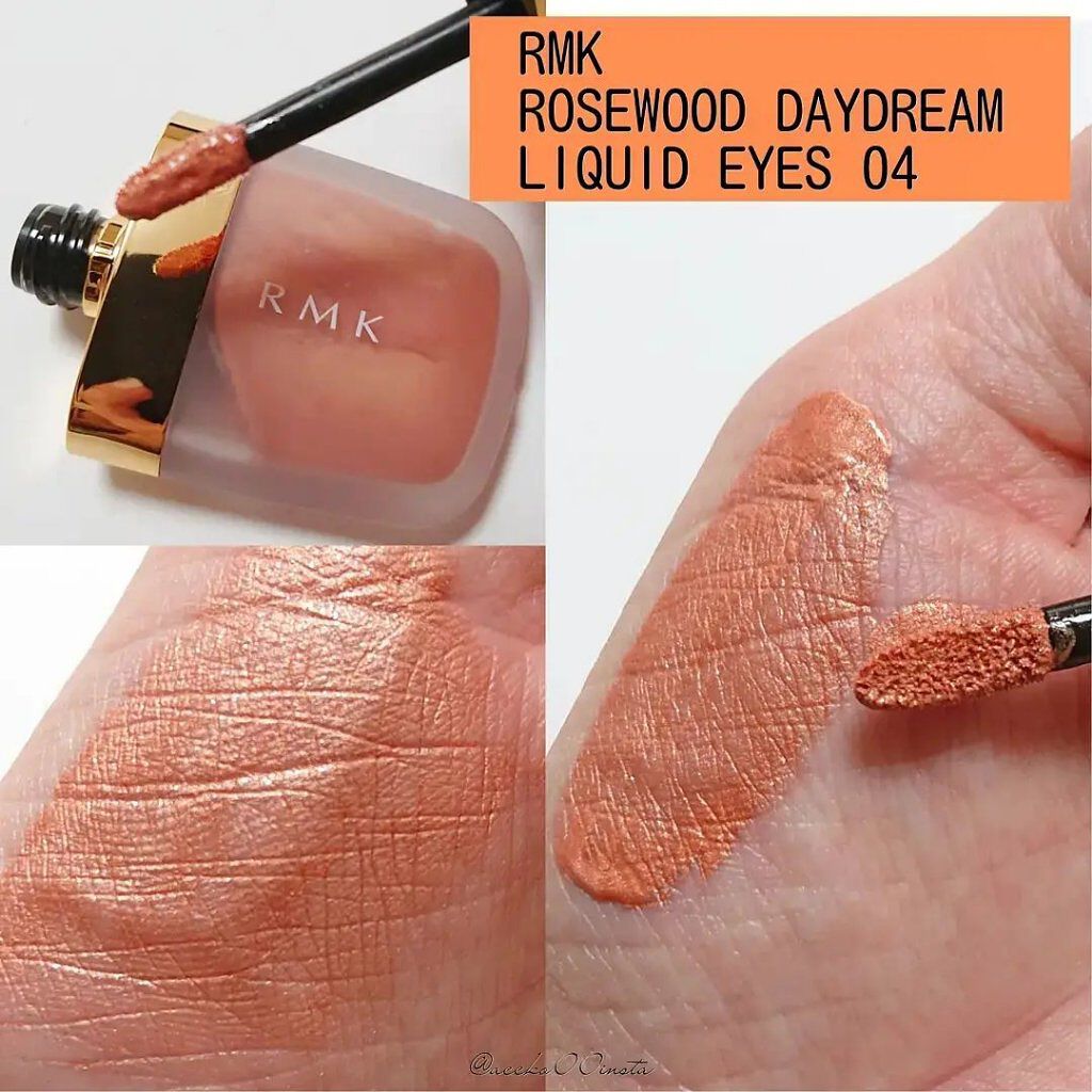ローズウッドデイドリーム リクイドアイズ /RMK/リキッドアイシャドウを使ったクチコミ（2枚目）