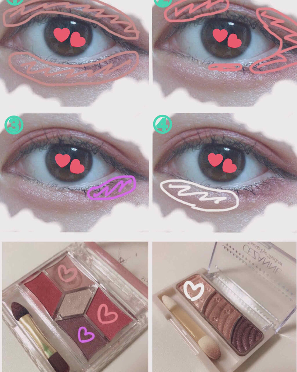 【旧品】パーフェクトスタイリストアイズ/キャンメイク/アイシャドウパレットを使ったクチコミ（2枚目）