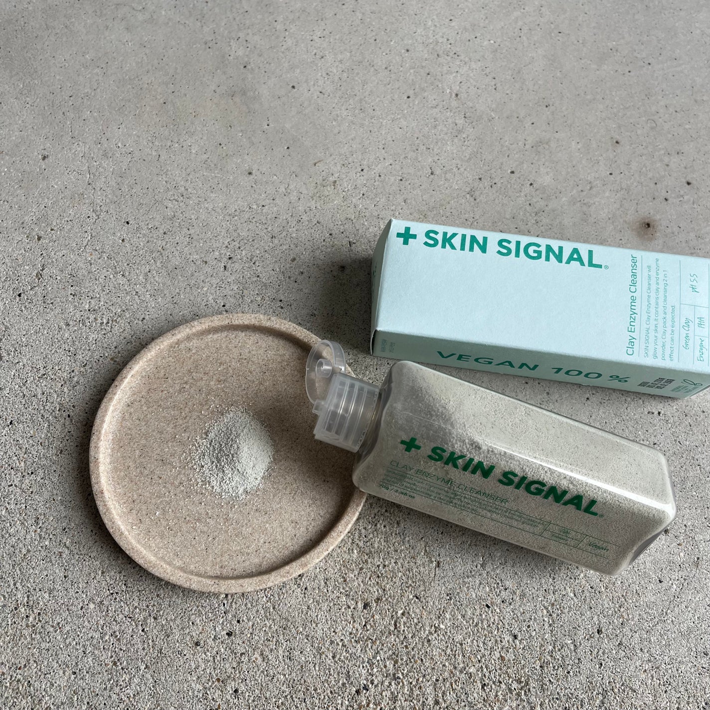 グリーン クレイ酵素クレンザー/SKIN SIGNAL/洗顔パウダーを使ったクチコミ(2枚目)