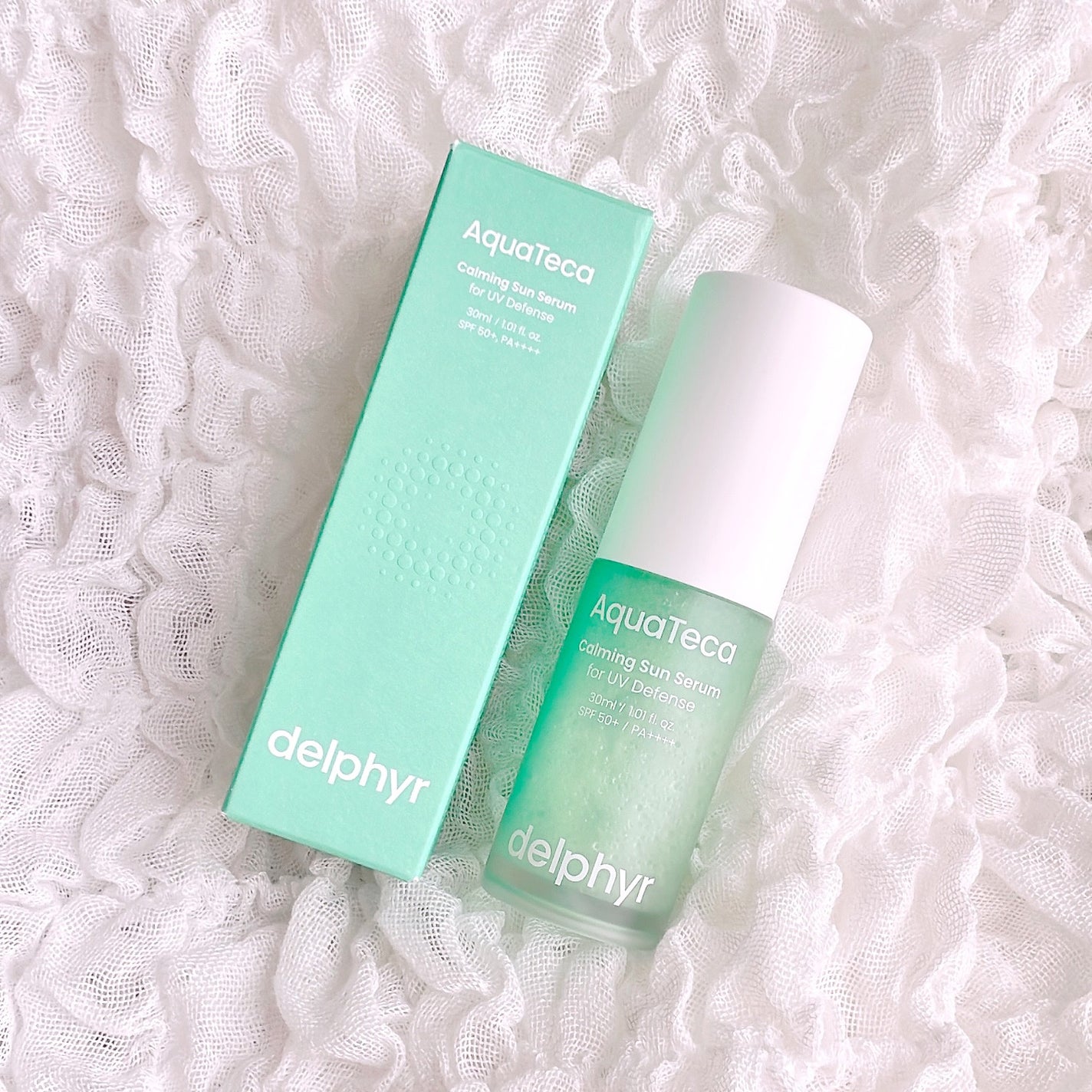 AquaTeca calming sun serum/Delphyr/日焼け止めローションを使ったクチコミ(5枚目)