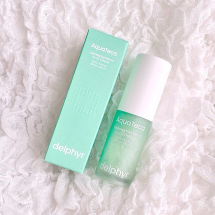 AquaTeca calming sun serum/Delphyr/日焼け止めローションを使ったクチコミ(5枚目)
